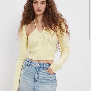 American Eagle 90s High Waisted Denim Skirt